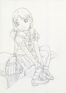 Page 2 of Original Rough Gen Copy Shuu 2003/01/19 Sankuri January-gou - preview thumbnail
