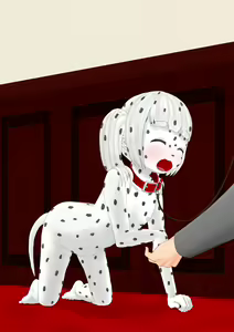 Page 242 of Uchi no Maid ga Zenra ni Kubiwa ni Anal Shippo (+Body Paint) de Kanzen ni Inu ni Nari Kitte Osu to Koubi Shichau Ohanashi - preview thumbnail