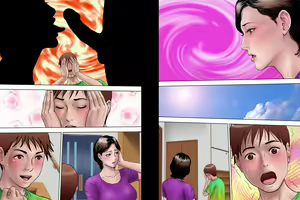 Page 104 of Shucchou Suru Otou-san Choukyou Sareru Okaa-san - preview thumbnail