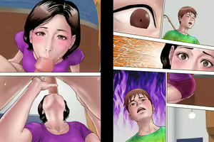 Page 111 of Shucchou Suru Otou-san Choukyou Sareru Okaa-san - preview thumbnail
