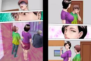 Page 87 of Shucchou Suru Otou-san Choukyou Sareru Okaa-san - preview thumbnail