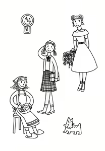 Page 124 of Le dessin du Manga 04 - Personnages feminin, Attitudes, Expressions [French]] - preview thumbnail