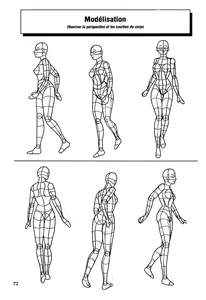 Page 73 of Le dessin du Manga 04 - Personnages feminin, Attitudes, Expressions [French]] - preview thumbnail