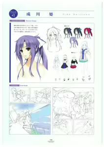 Page 187 of LOVELY CATION 1&2 VISUAL FAN BOOK - preview thumbnail