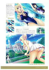 Page 49 of Walkure Romanze More & More Visual Fan Book - preview thumbnail