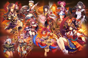 Page 2 of Kamihime Project R CG(part 3  Kamihime--Fire） - preview thumbnail