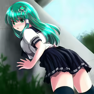 Page 4 of 夏服セーラー早苗さん夏の体験 - preview thumbnail