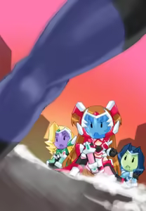 Page 1268 of Hitozuma Sentai Aisaiger Paipaipon! Chikyuu no Pinch da, Uchuu Hitozuma Majo Shuurai! - preview thumbnail