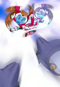 Page 1280 of Hitozuma Sentai Aisaiger Paipaipon! Chikyuu no Pinch da, Uchuu Hitozuma Majo Shuurai! - preview thumbnail