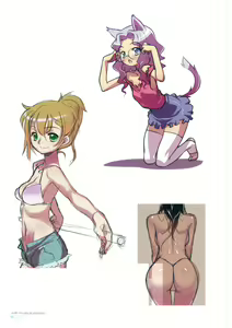 Page 108 of Hikage Eiji Illust Works - preview thumbnail