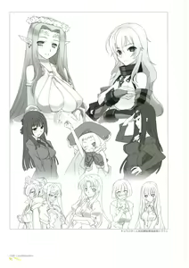 Page 58 of Hikage Eiji Illust Works - preview thumbnail