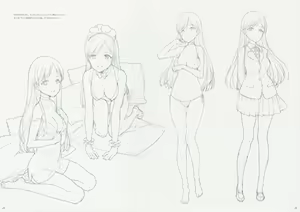 Page 12 of Oyari Ashito Doujinshi Sengashuu - preview thumbnail