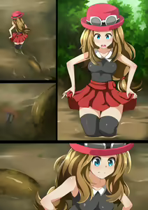 Page 18 of Hell Of Swallowed: Serena VS Anaconda - preview thumbnail