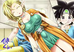 Page 280 of Elf-zoku no Youbo ga Hito-zoku no Youshi Chinko ni Mesu Ochi saserareru Hanashi - preview thumbnail