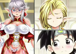 Page 328 of Elf-zoku no Youbo ga Hito-zoku no Youshi Chinko ni Mesu Ochi saserareru Hanashi - preview thumbnail