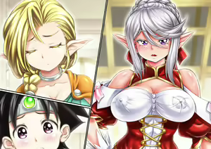 Page 372 of Elf-zoku no Youbo ga Hito-zoku no Youshi Chinko ni Mesu Ochi saserareru Hanashi - preview thumbnail