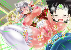 Page 383 of Elf-zoku no Youbo ga Hito-zoku no Youshi Chinko ni Mesu Ochi saserareru Hanashi - preview thumbnail