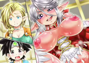 Page 392 of Elf-zoku no Youbo ga Hito-zoku no Youshi Chinko ni Mesu Ochi saserareru Hanashi - preview thumbnail