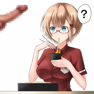Page 3 of うどんを食べる理珠 - preview thumbnail
