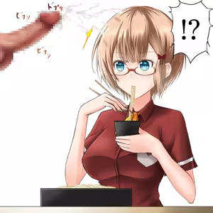 Page 4 of うどんを食べる理珠 - preview thumbnail