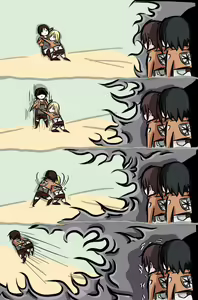 Page 42 of How to Improve Your Relationship with Mikasa | Как тебе подружиться с Микасой? - preview thumbnail