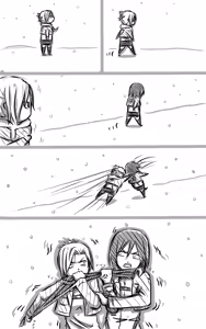 Page 68 of How to Improve Your Relationship with Mikasa | Как тебе подружиться с Микасой? - preview thumbnail