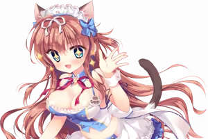Page 300 of Wan Nyan ☆ A La Mode! ~Docchi ni Suru no? Wan Nyan H na Cafe Jijou!~ - preview thumbnail