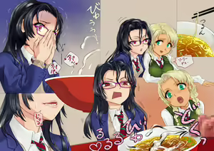 Page 16 of Ramen-ya de ShokuSe. | Eating Semen at the Ramen Shop - preview thumbnail