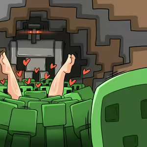 Page 38 of Minecraft <Koukou Daibouken> Ch.1-3 - preview thumbnail