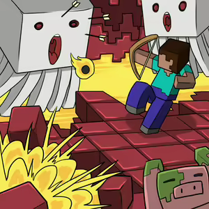 Page 58 of Minecraft <Koukou Daibouken> Ch.1-3 - preview thumbnail
