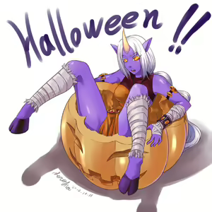 Page 2 of Soraka in Halloween - preview thumbnail