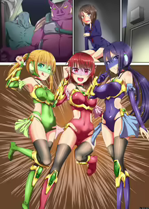 Page 28 of Henshin Heroine Shokushu Zeme ~ Kikaijikake no Kairaku Jigoku Ochi - preview thumbnail