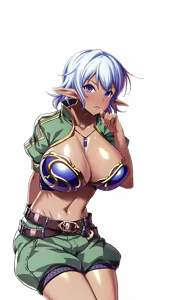 Page 190 of Namaiki Dark Elf 3-shimai ga Boku ni Nakadashi o Motomeru. Character CGs & Background - preview thumbnail