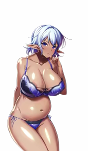 Page 209 of Namaiki Dark Elf 3-shimai ga Boku ni Nakadashi o Motomeru. Character CGs & Background - preview thumbnail