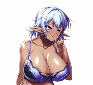 Page 219 of Namaiki Dark Elf 3-shimai ga Boku ni Nakadashi o Motomeru. Character CGs & Background - preview thumbnail