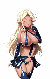 Page 86 of Namaiki Dark Elf 3-shimai ga Boku ni Nakadashi o Motomeru. Character CGs & Background - preview thumbnail