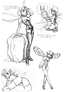 Page 13 of Pinhole Vol. 2 Trash Basket - Bondage Fairies Rough Sketch Shuu - preview thumbnail