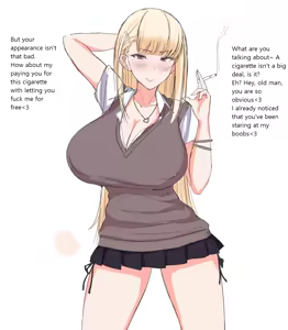 Shiro Gal JK-chan o Kousei Saseru Hanashi | A story about rehabilitating a white-gyaru JK — hentai manga cover on Fhentai