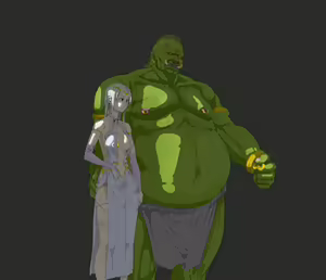 Page 6 of Tenshi-chan vs Orc-kun - preview thumbnail
