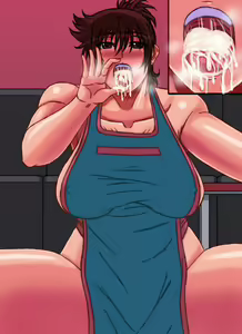 Page 43 of Shokudou no Obasan - preview thumbnail