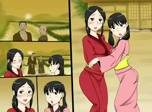 Page 28 of Kimono Hannugi Oyakodon ~Jidaigeki Fuumi~ - preview thumbnail