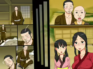 Page 79 of Kimono Hannugi Oyakodon ~Jidaigeki Fuumi~ - preview thumbnail