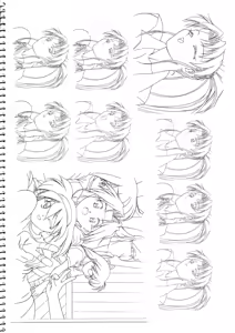Page 6 of Kousaka Jun Genga - preview thumbnail