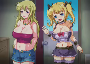 Page 16 of Kinpatsu Kyonyuu Musume to Bakunyuu Haha no Oyakodon 2 - preview thumbnail