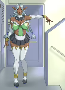Page 185 of Elf no Sumu Danchi - Dark Elf Mama Gyunhild - preview thumbnail