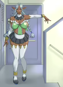 Page 276 of Elf no Sumu Danchi - Dark Elf Mama Gyunhild - preview thumbnail