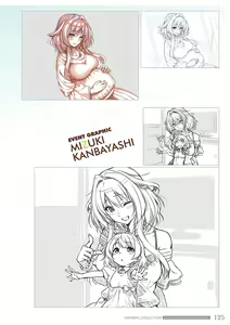 Page 128 of Amakano＋ Visual Fan Book - preview thumbnail