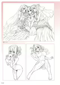 Page 147 of Amakano＋ Visual Fan Book - preview thumbnail
