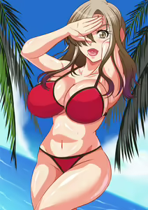 Page 42 of Hitozuma Mikiko-san Yarimoku Beach Taiken-dan - preview thumbnail