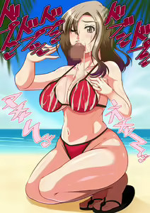 Page 72 of Hitozuma Mikiko-san Yarimoku Beach Taiken-dan - preview thumbnail